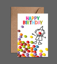Skittles Birthday Card