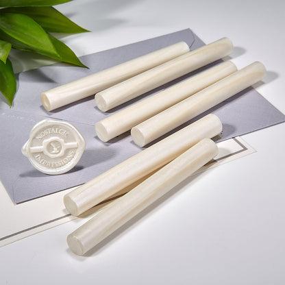 White Pearl Premium Glue Gun Sealing Wax -Pack of 6