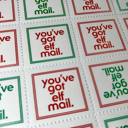 You've Got Elf Mail Stamps