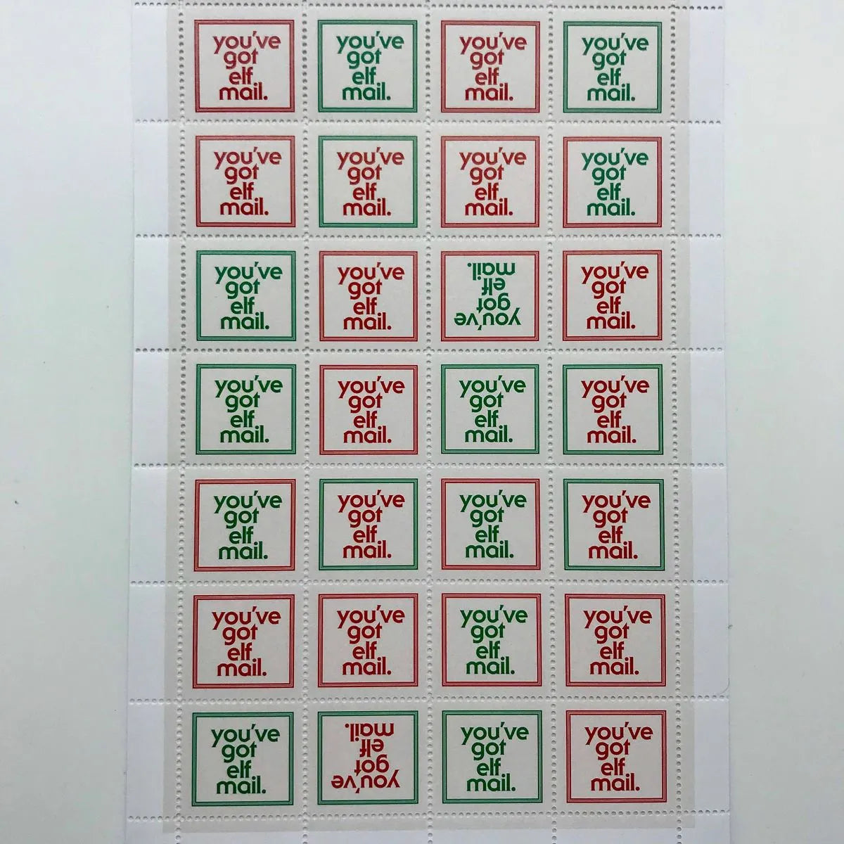 You've Got Elf Mail Stamps