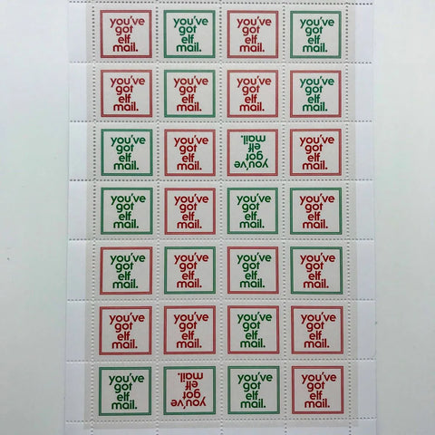 You've Got Elf Mail Stamps