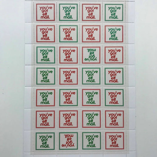 You've Got Elf Mail Stamps