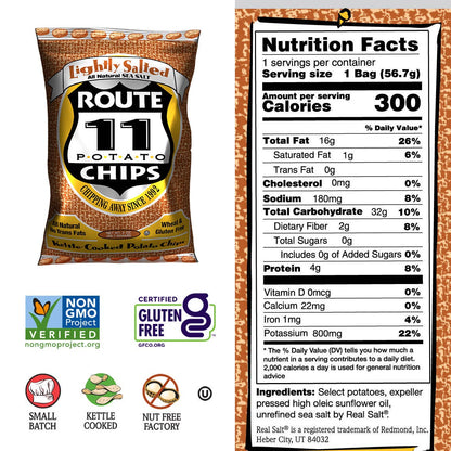 Route 11 Lightly Salted Potato Chips (2oz)