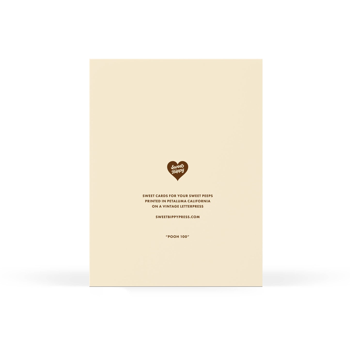 Pooh 100 Birthday Greeting Card