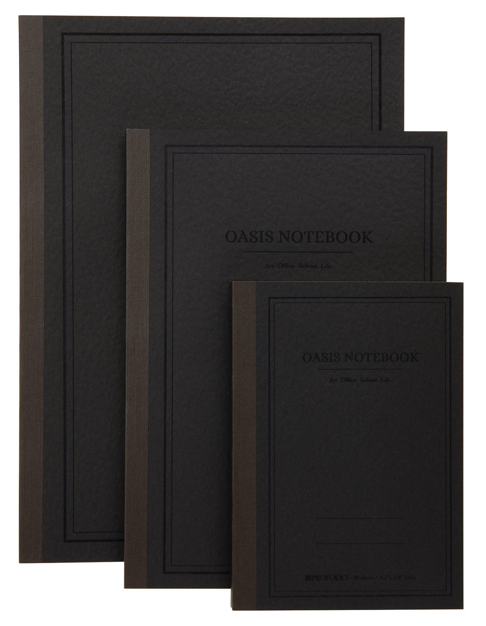 ProFolio Oasis Notebook: Grey / A6