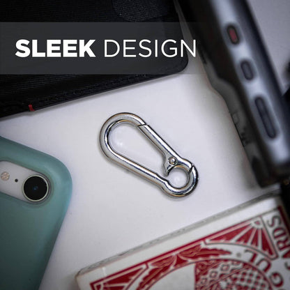 KeyClip Secure Carabiner Clip | Stainless Steel