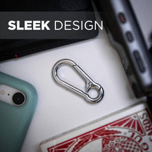 KeyClip Secure Carabiner Clip | Stainless Steel