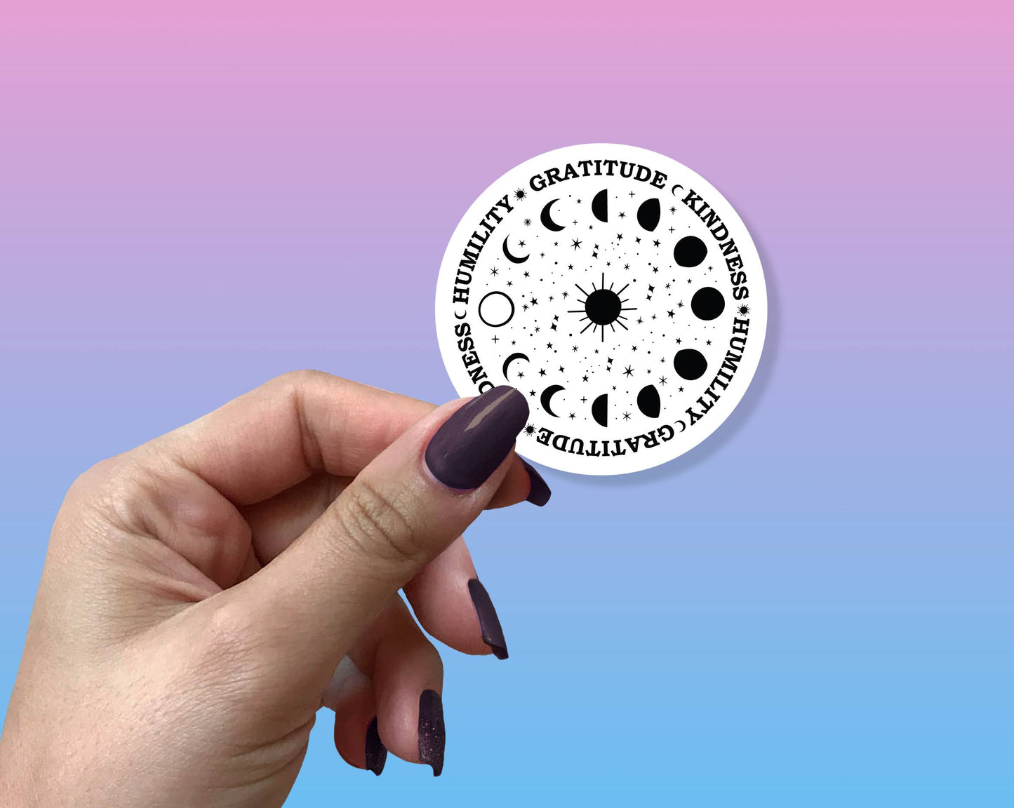 Humanity Gratitude Kindness Sticker Metaphysical Intention