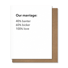 Our Marriage - Love Card
