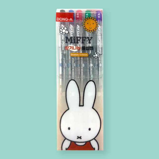 MIFFY Scented Gel Pen  5 Colors SET 0.5mm