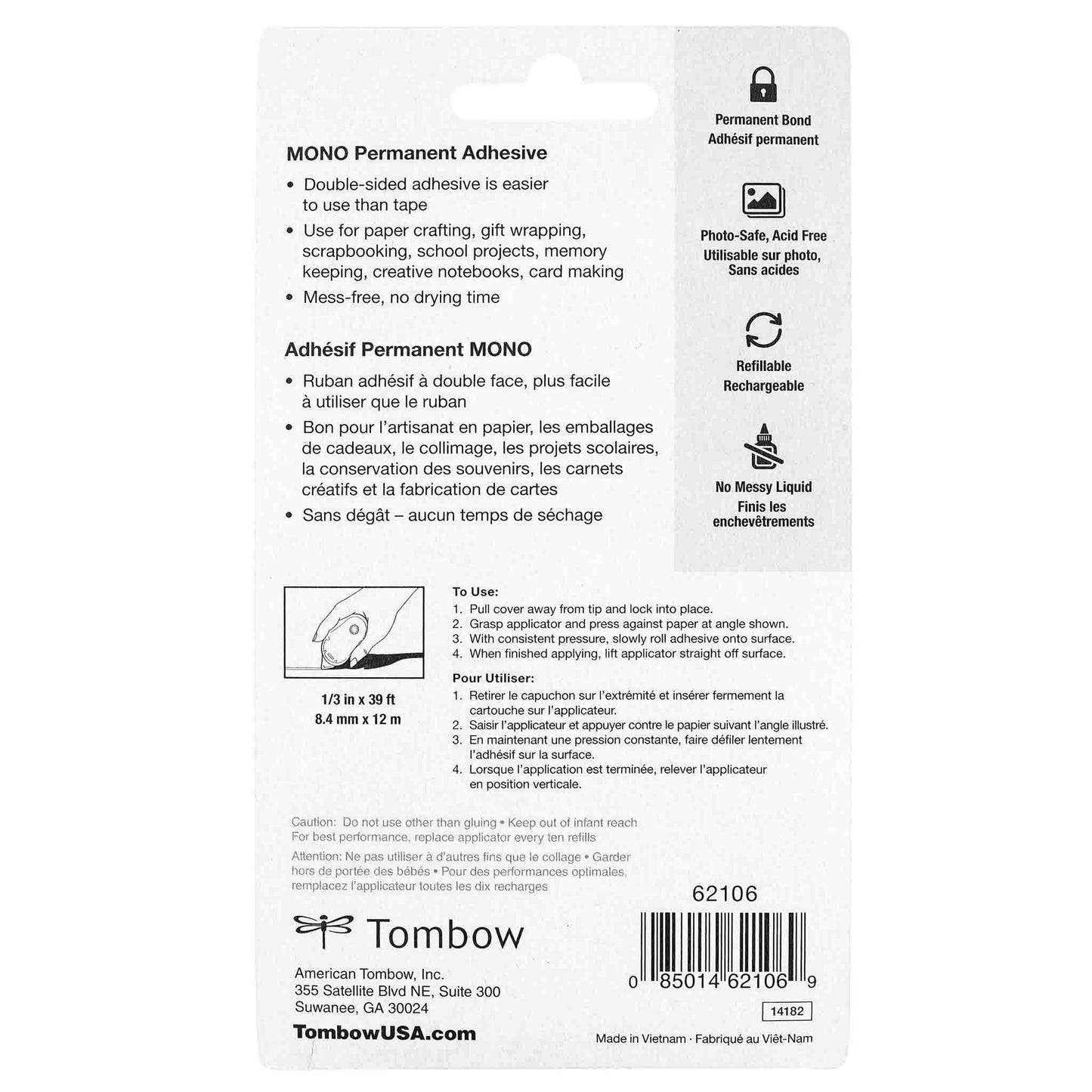 MONO Permanent Adhesive Applicator