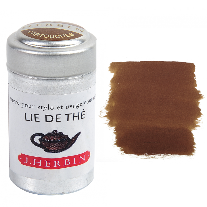 Violette Pensee (Violet) Fountain Pen Ink Cartridges - Tin of 6