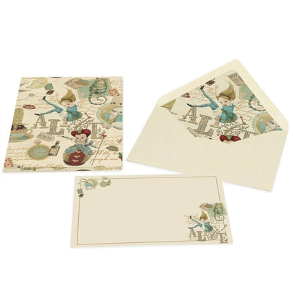 Portfolio Cards Large Size, Note Cards, Italian Stationery: PEACOCK