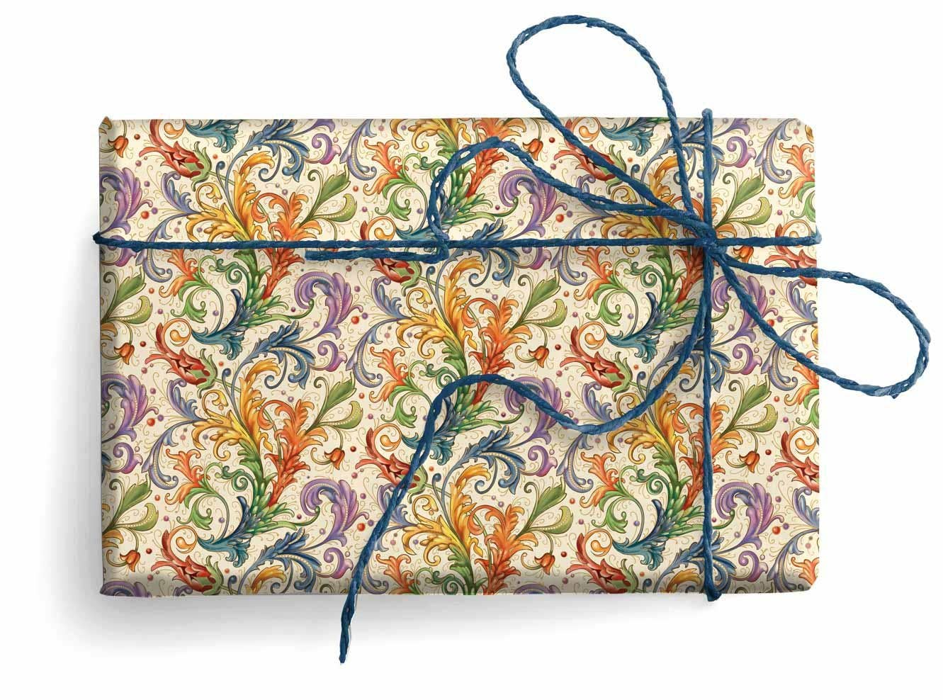 Florentine  Wrapping Paper, Regular Sheets 19.7 x 27.6 in.: Primavera