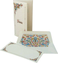 Long Portfolio Note Cards - CALLIGRAPHY
