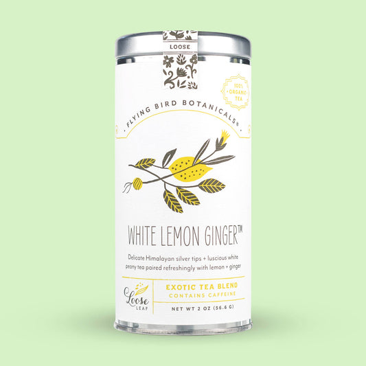 White Lemon Ginger – Loose Leaf Tin