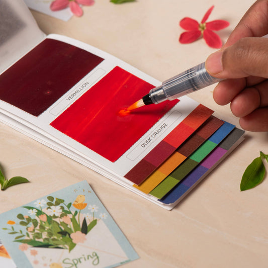 Watercolor Sheets - 16 Handmade Watercolors