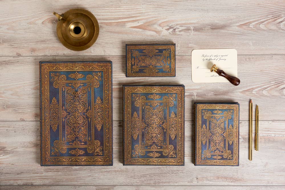 Paperblanks Blue Luxe Hardcover: Midi / Lined