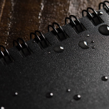 Rite in the Rain 4.625" x 7" Side Spiral Notebook, Black