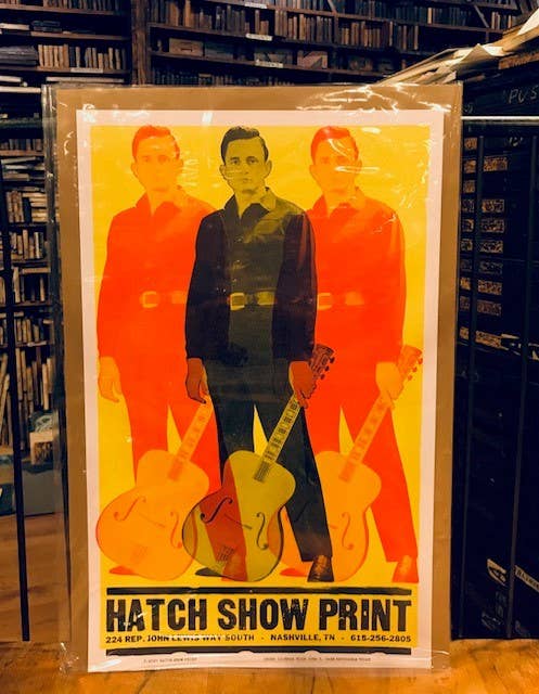 Triple Johnny Cash Poster