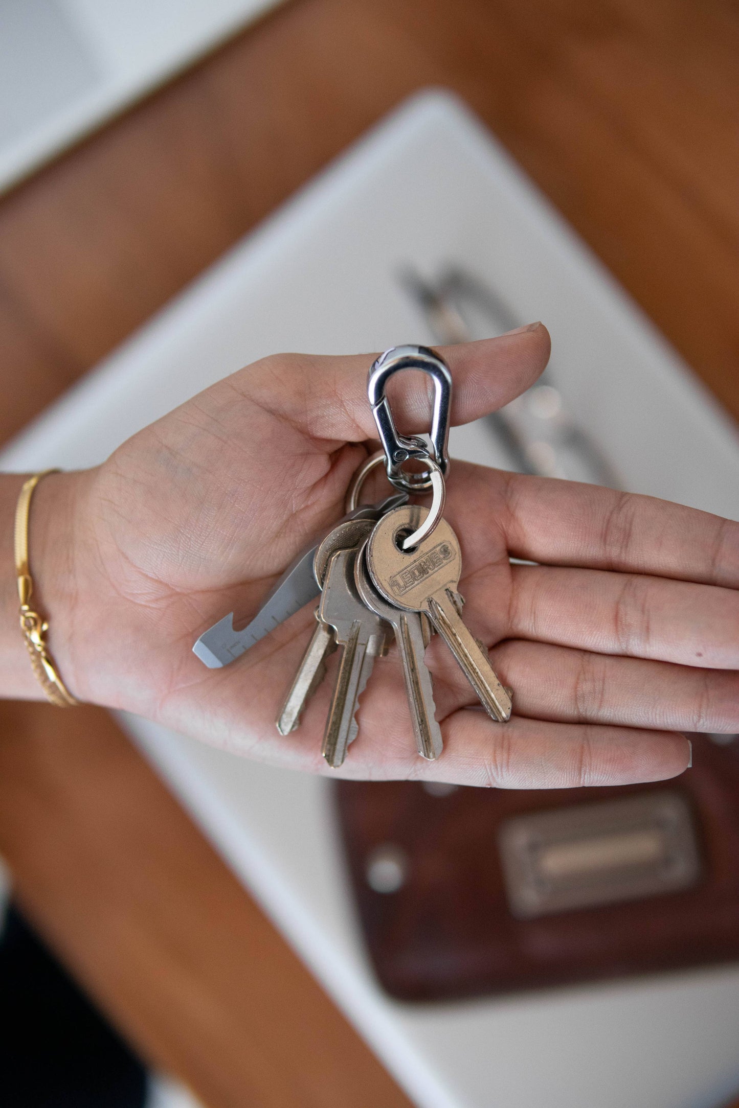 KeyClip Secure Carabiner Clip | Stainless Steel