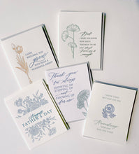 Happy Father's Day Letterpress Greeting Card