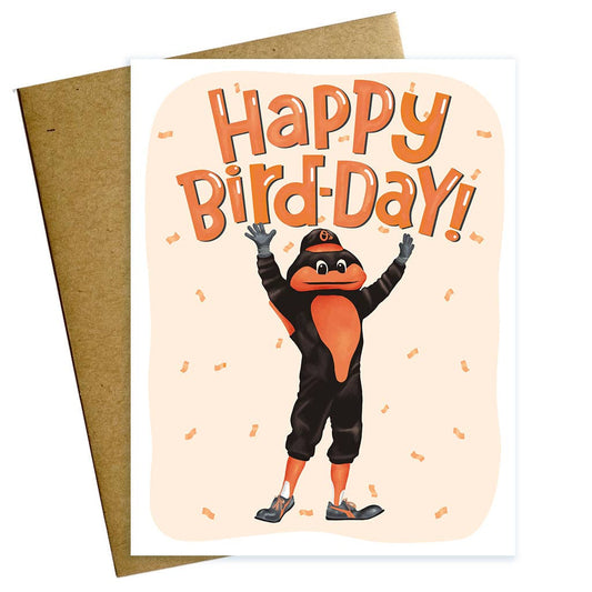 Happy Bird-Day Orioles Birthday Card