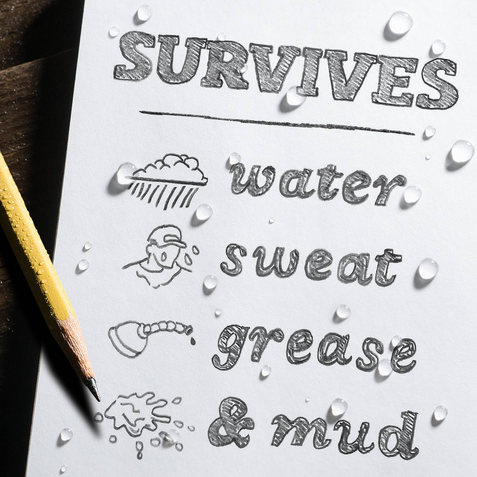 Rite in the Rain EMS Top Spiral Notebook, 3" x 5", Yellow