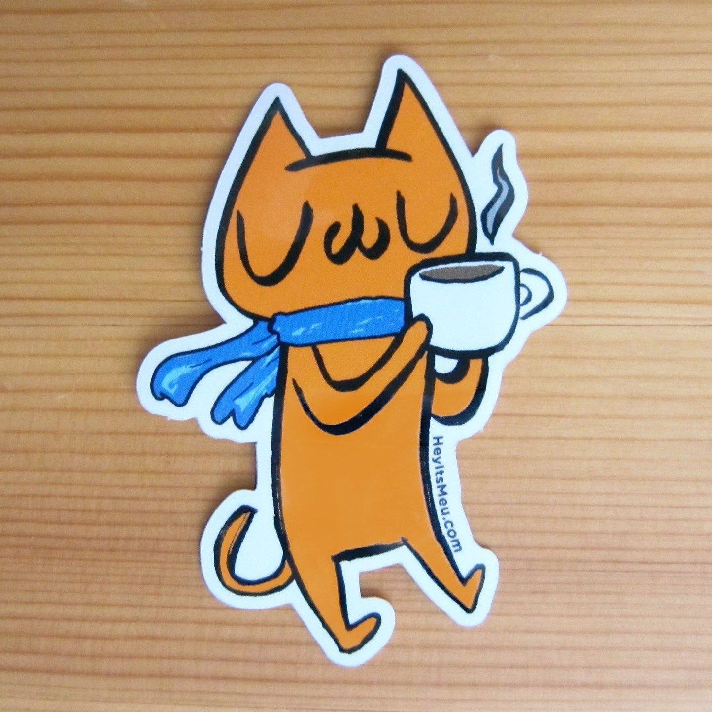 Coffee Break! Meu Glossy Vinyl Sticker