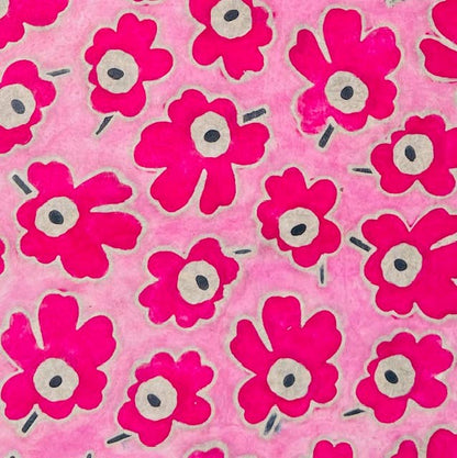 20x30 Batik Blooms, 5 options: Multi-Colored