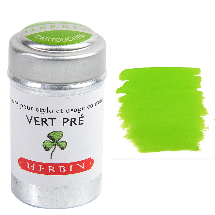 Bleu Pervenche (Perriwinkle)Fountain Pen Ink Cartridges - Tin of 6