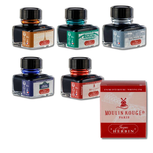 Moulin Rouge Red - Jacques Herbin "Paris Collection" Fountain Pen Inks