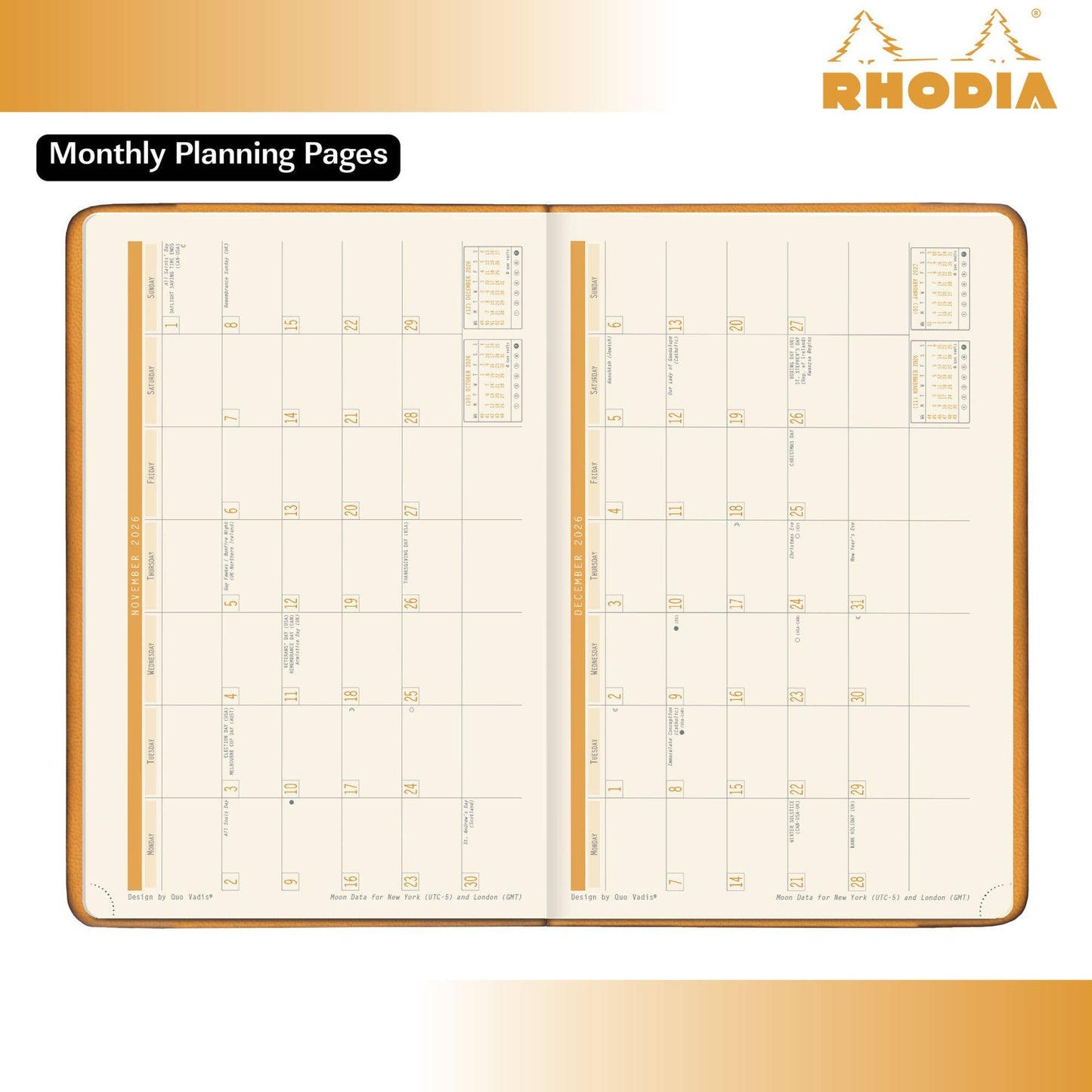 Rhodia Planner For 2027: Sapphire