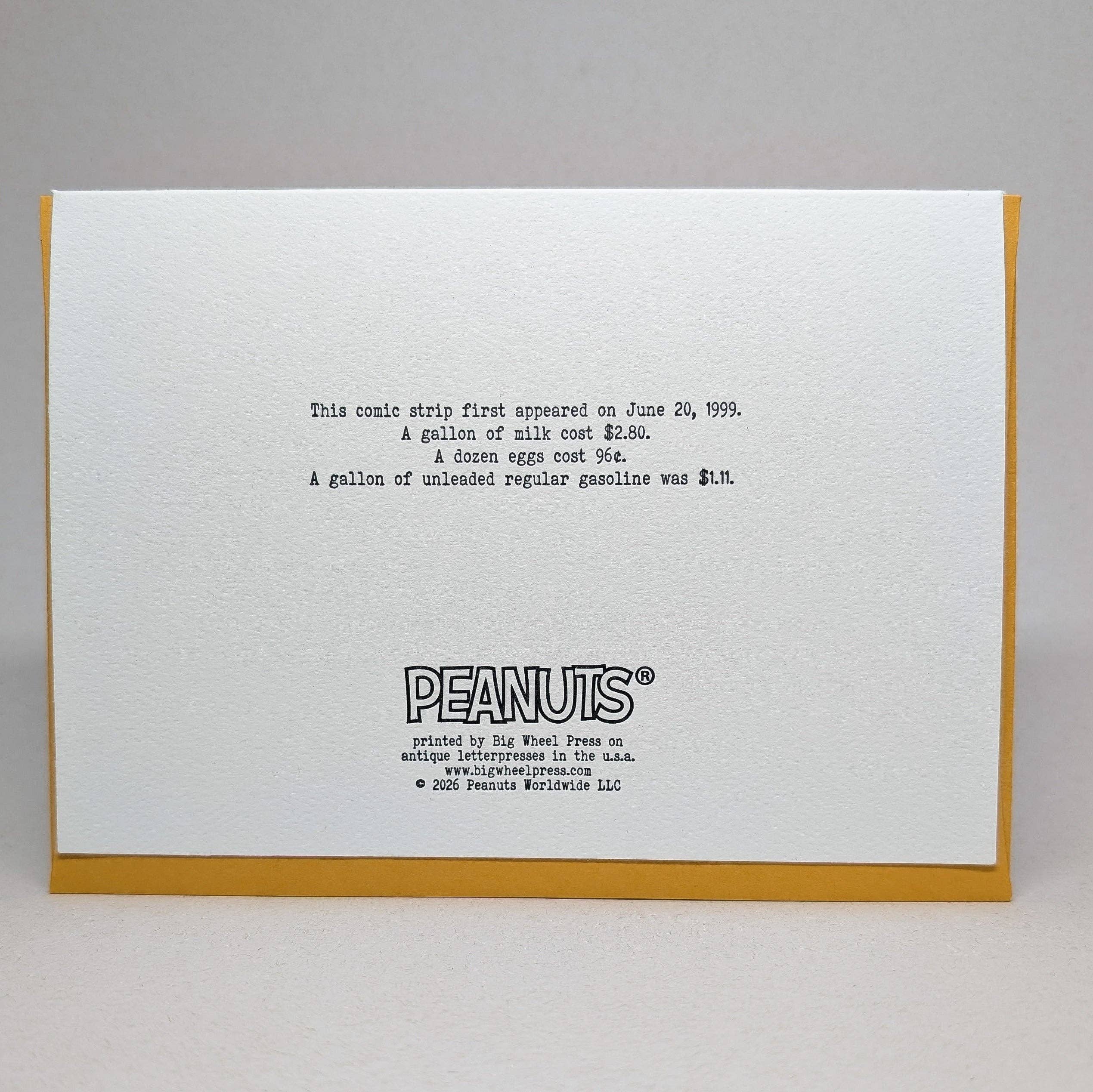 A Card for Dad - Peanuts