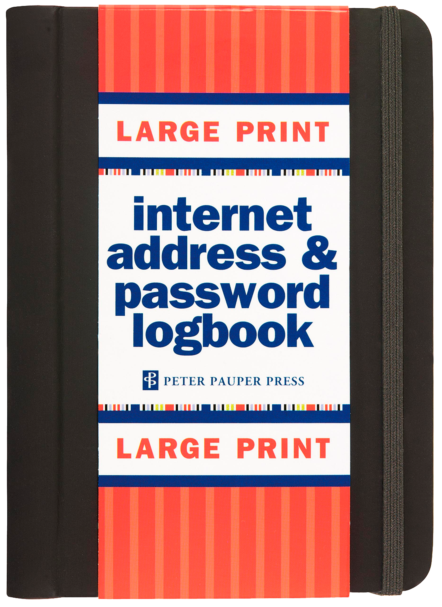 Large Print Internet Address & Password Logbook