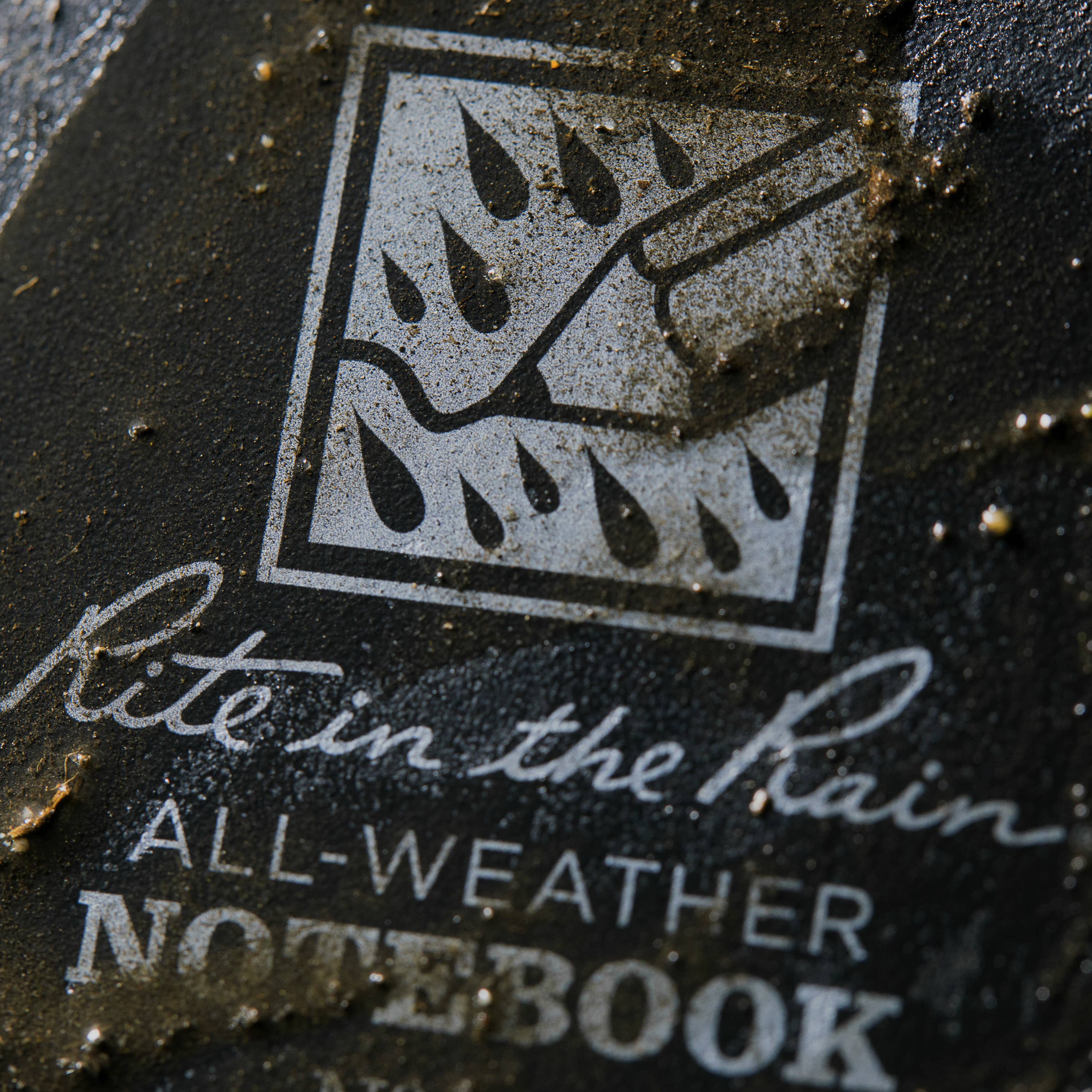 Rite in the Rain 4.625" x 7" Side Spiral Notebook, Black