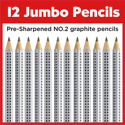 Jumbo Grip Graphite EcoPencil (B) - Box of 12 pencils