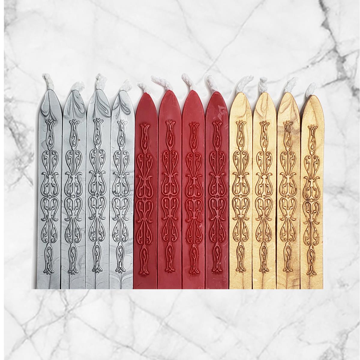 Bestseller Premium Sealing Wax with wick- 12PK Saver Pack Assortment