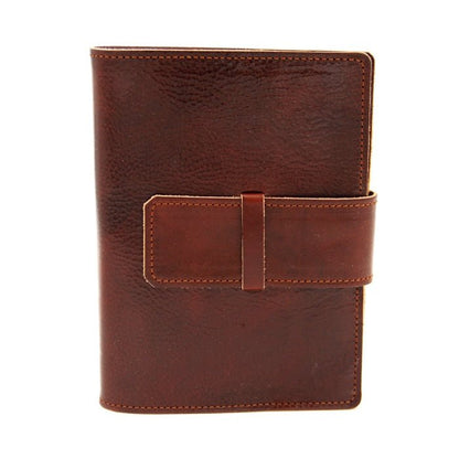 Manufactus Roma Refillable Leather Journal - 5x7 - Smooth Calfskin - Handcrafted in Italy