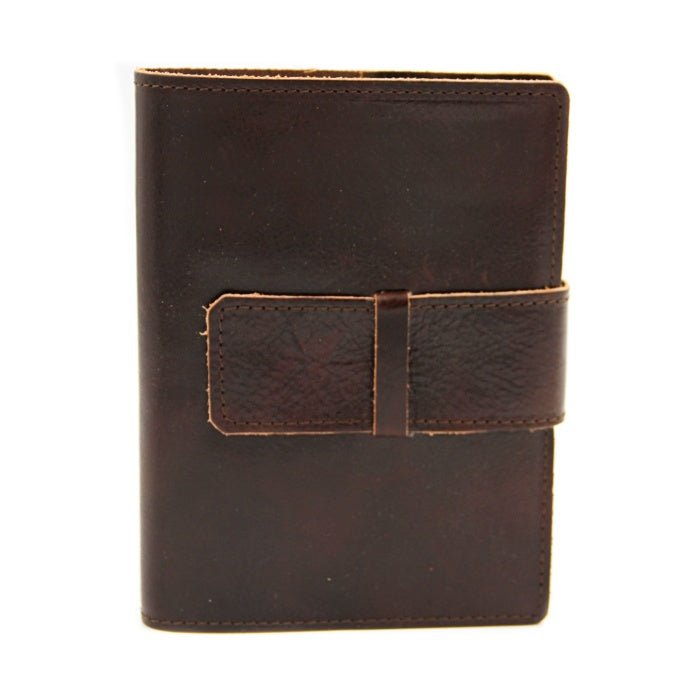 Manufactus Roma Refillable Leather Journal - 5x7 - Smooth Calfskin - Handcrafted in Italy