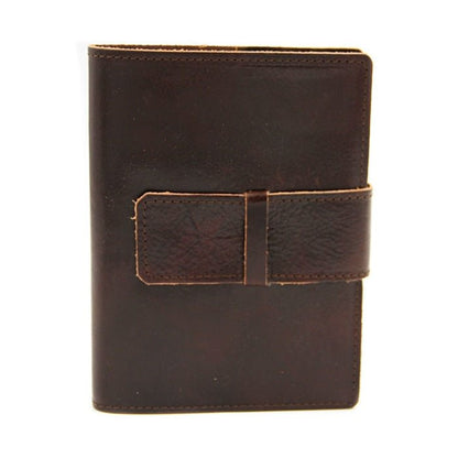 Manufactus Roma Refillable Leather Journal - 5x7 - Smooth Calfskin - Handcrafted in Italy