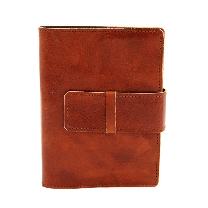 Manufactus Roma Refillable Leather Journal - 5x7 - Smooth Calfskin - Handcrafted in Italy