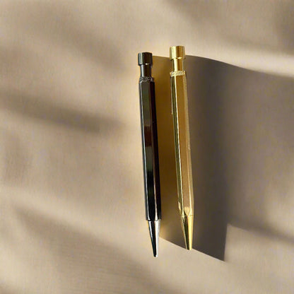 Retractable Solid Brass Pen - Elegant Design