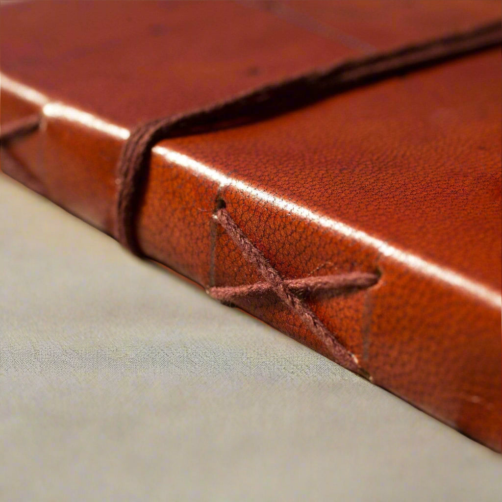 "No Limit To How Radiant" Leather Journal - Empowering & Sustainable Gift