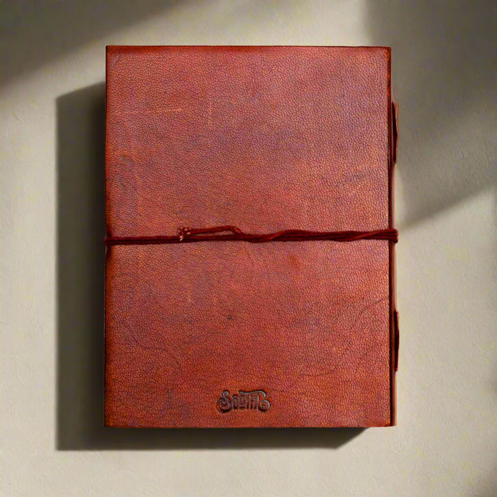 "Not All Storms" Leather Journal - For Resilience & New Beginnings