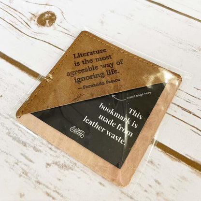 Square Leather Bookmarks