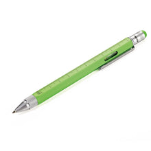 Troika Construction Pen PIP20 Multi-Tool Ballpoint Pen Neon Green