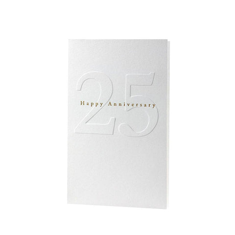 Happy 25th Anniversary Gilded Age Note Card