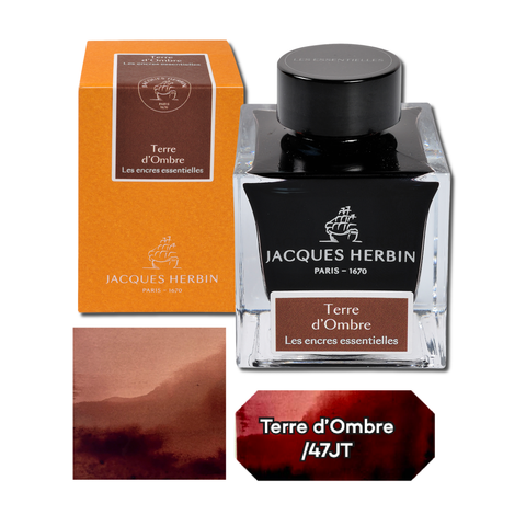 Jacques Herbin Essentials Ink - 50ml - Terre d'Ombre