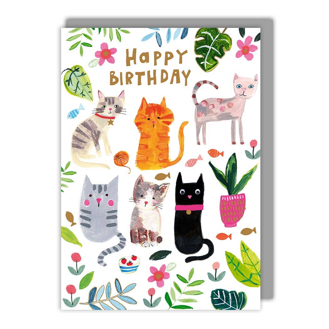 Cats Birthday Card